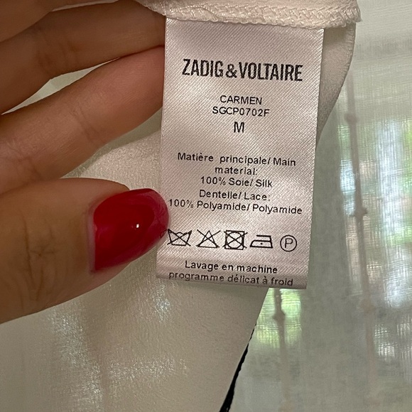Zadig Voltaire silk top - Picture 6 of 6